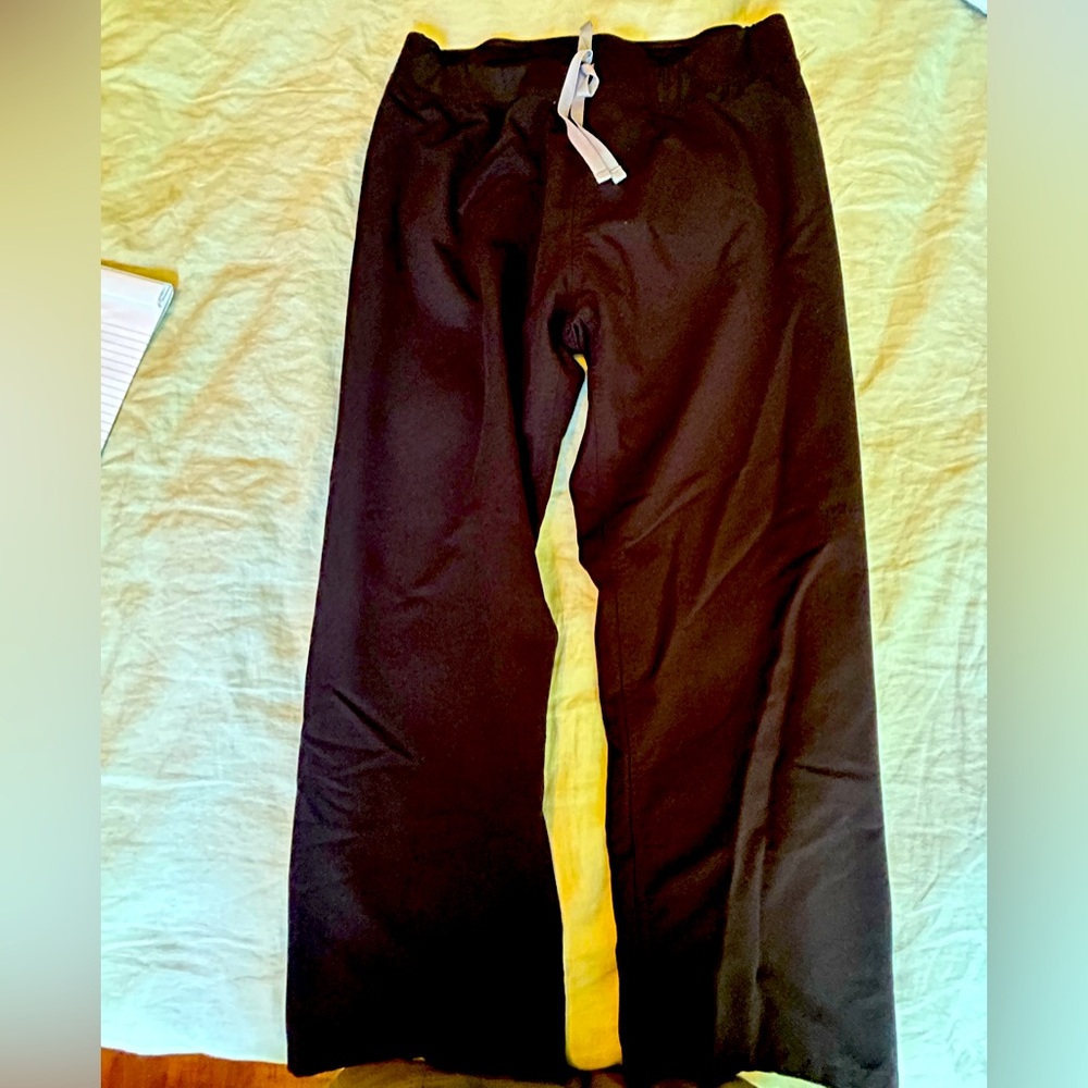 Petite Large Black Livingston Figs Scrub Pants